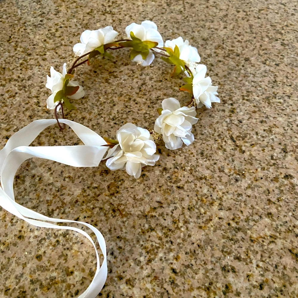 flowers head piece